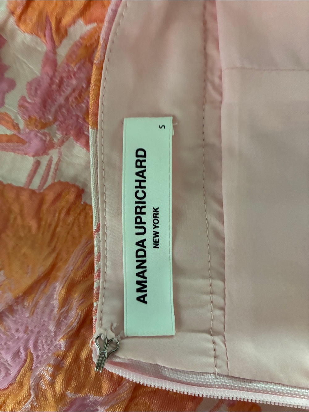 Amanda Uprichard Pink and Orange Floral Short Set - Womens - Picture 8 of 10